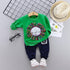 Modern Elegant Luxury Baby Boys Costume Star Camouflage Tracksuit Tops Pants 2PCS