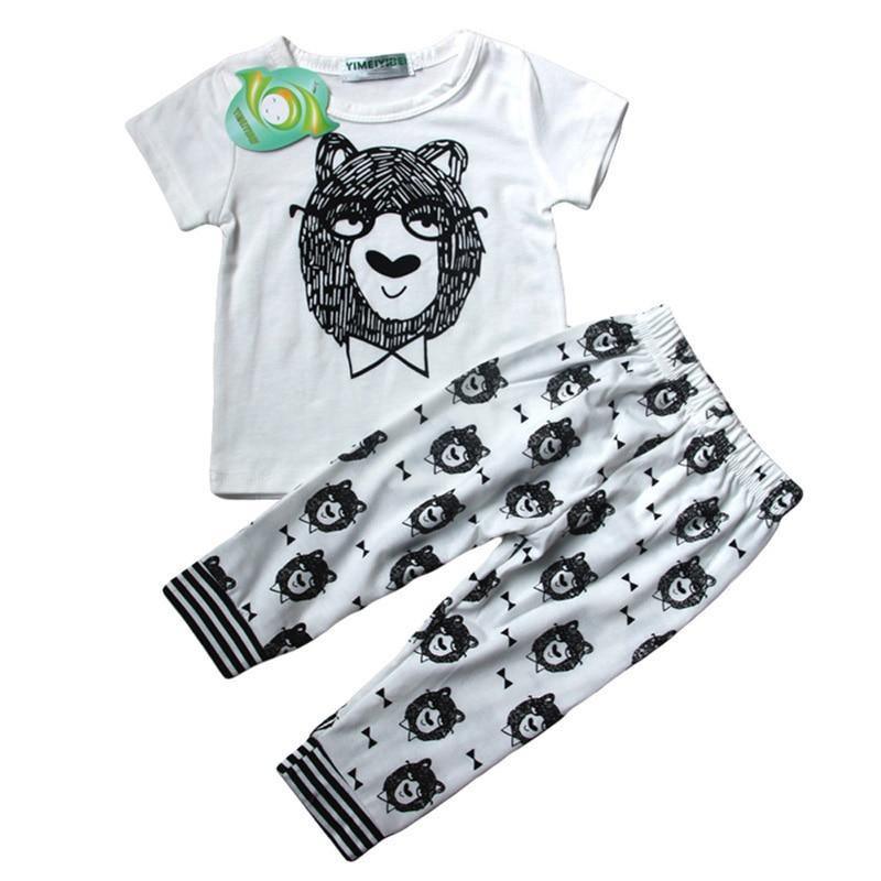 Newborn Baby Clothes  Hoodies+Pant 2pcs Outfit Suit Costume Infant Clothing For Baby boys Set