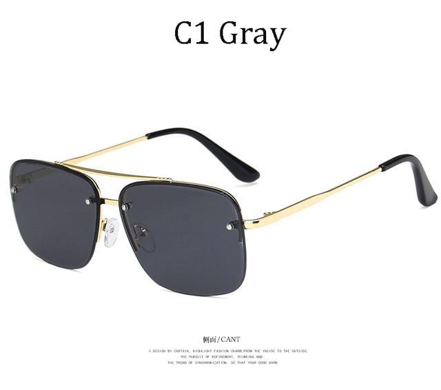 Luxury NEW TREND Classic Fashion Cool Men Sunglasses Brand New Vintage Design UV400 Oculos De Sol