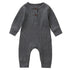 Infant Baby Boy And Girl clothes One-Piece Knitted Solid Long Sleeve Romper Jumpsuit In Classic Deisgn