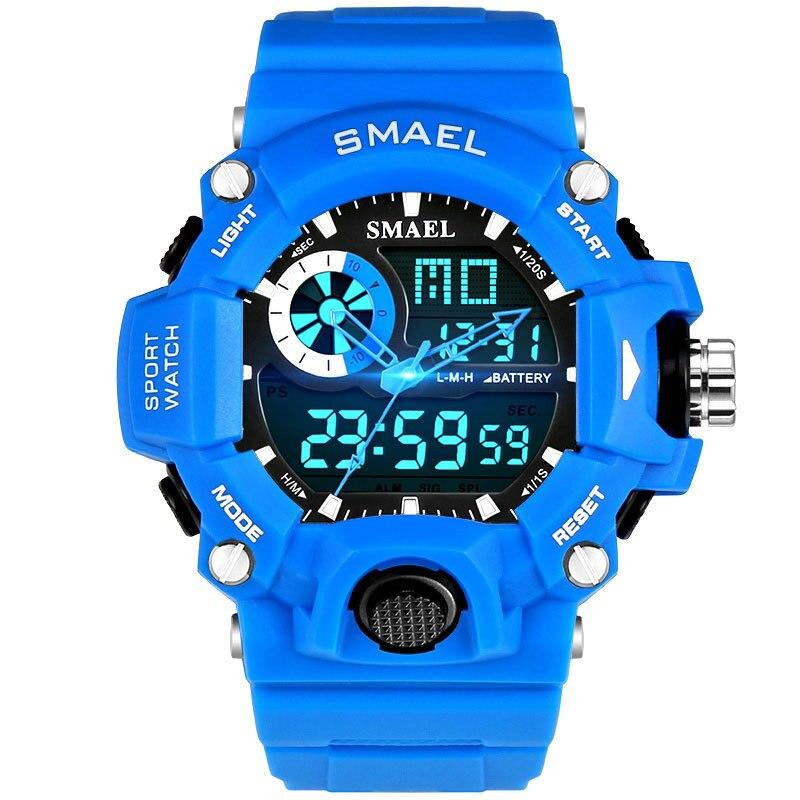 Sport Famous Watch for Men Military Army Watch With Led Digital Display Analog Shock and Alarm clock and Night Mode