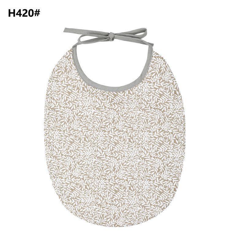 Floral Vintage Newborn Double Side Bibs Boys Girls Waterproof Linen Cotton Saliva Towel