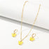 Luxury Fashion Acrylic Butterfly Stud Cute Butterfly Pendant Necklace and Earrings For Women Colorful Girls Jewelry Gifts