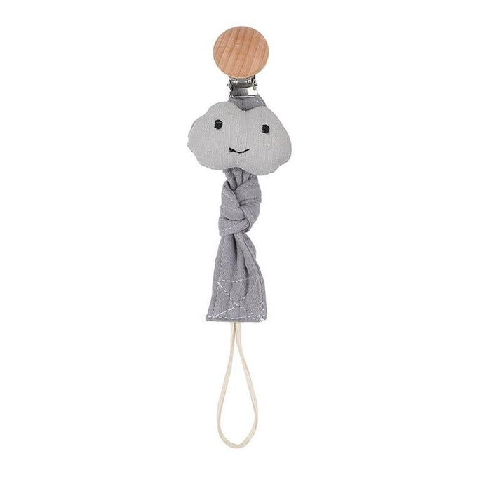 Handmade Modern Unique Baby Pacifier Chain Clip Cotton Cloth Plush Animal Toys Soother Nipples Holder For Baby