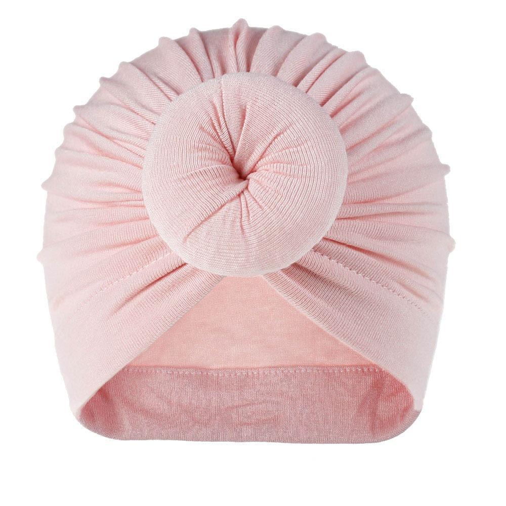 Trend New Mother & Baby Hat Soft Cotton Turban Hat Baby Elastic Toddler Infant Cap For Girls and Women