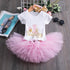 New 1st Birthday Tutu Baby Infant Christening Cake Dresses for Party Kids 1 Year Baby Girl For  Birthday Party