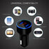 LED Universal 4.8A Car Charger Mobile Phone Fast Charging Adapter in Car With Display Quick Charge Dual USB