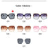 Vintage Oversize SquareLuxury Big Frame Elegant Lady and Woman  Sunglasses With Gradient Glasses and UV400 Protection