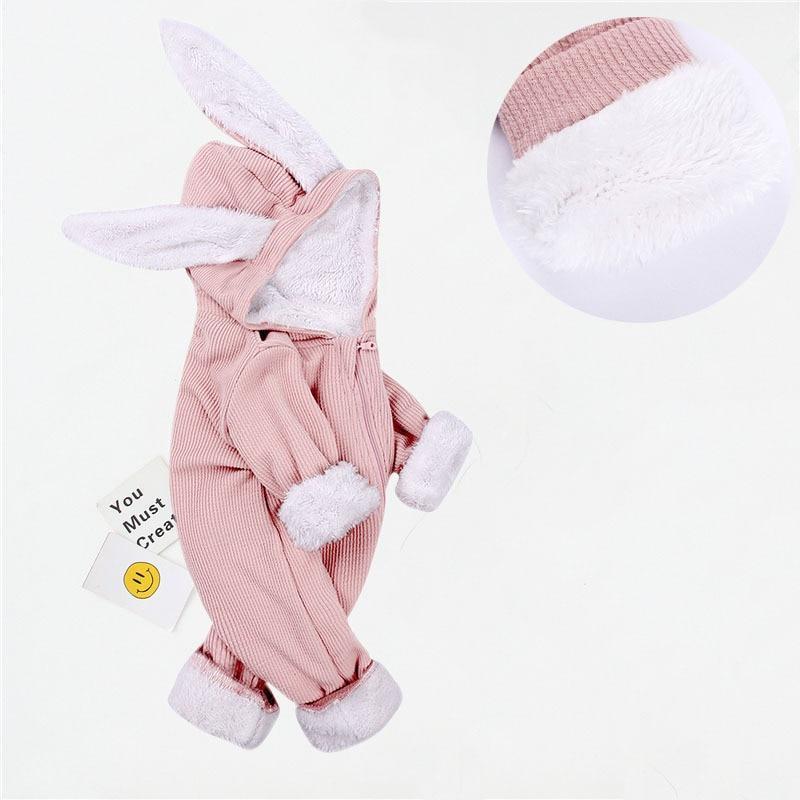 Baby  Dinosaur and Rabit Jumpsuit With Zipper Newborn Baby Clothes Crawling Clothes Baby Girls and Boys Kids Costume Jumpsuit