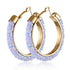 New Big Circle Round Hoop Earrings for Women's Fashion Statement Golden Punk Charm Earrings Party Jewelry