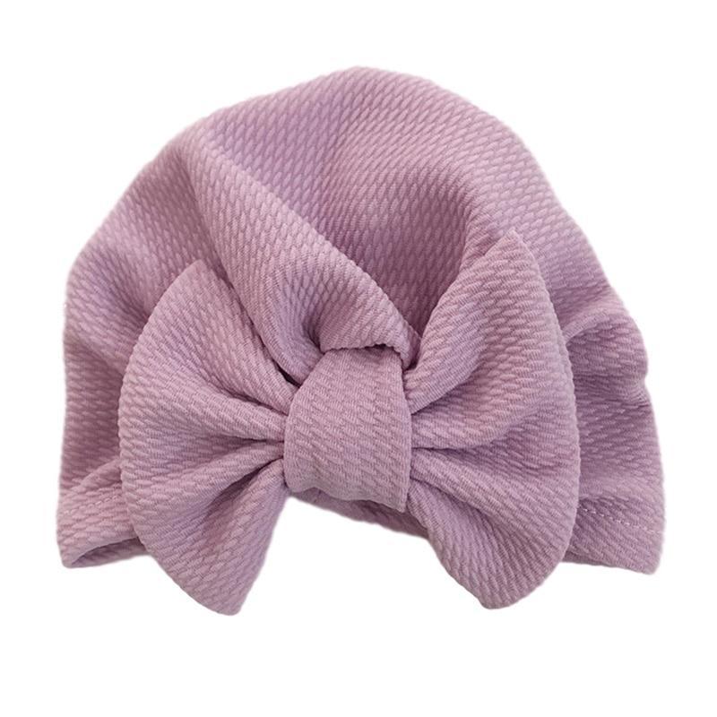 Modern Turban Baby Girls Bow Turban Hats Cotton Kids Beanie Children Hats Accessories For Girls Baby