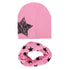 Modern New Trend Baby Hat Scarf Star Prints Cotton Children Boys Girl Cap Beanie Neck Collar Scarf Autumn Winter Warm Kids Hats For Kids