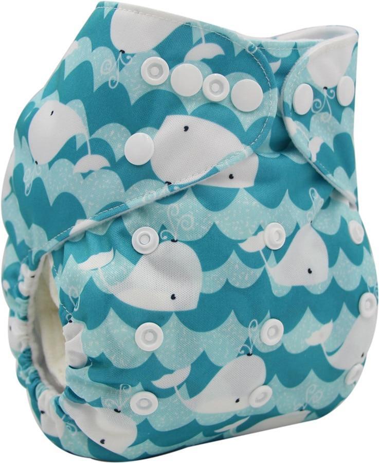 Modrn Printed Baby Pocket Cloth Diaper Nappy Reusable Adjustable Washable Nappies For Baby Boys and Baby Girls In Elegant Style