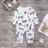 Baby Clothes Boys Girls Romper Floral Dinosaur Car Printed Long Sleeve Cotton Romper Kids Jumpsuit Playsuit For Kids