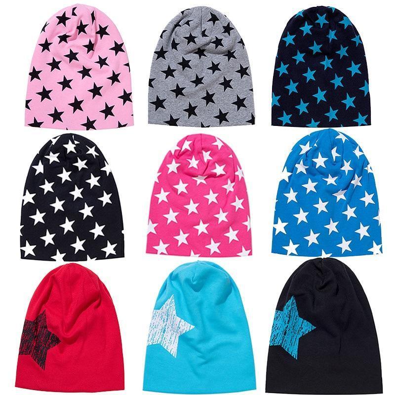 Baby Street Dance Hip Hop Hat Star Baby Beanie Cap And Scarf for Boys And Girls For Autumn Winter