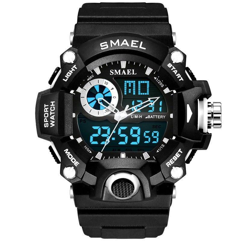 Sport Famous Watch for Men Military Army Watch With Led Digital Display Analog Shock and Alarm clock and Night Mode