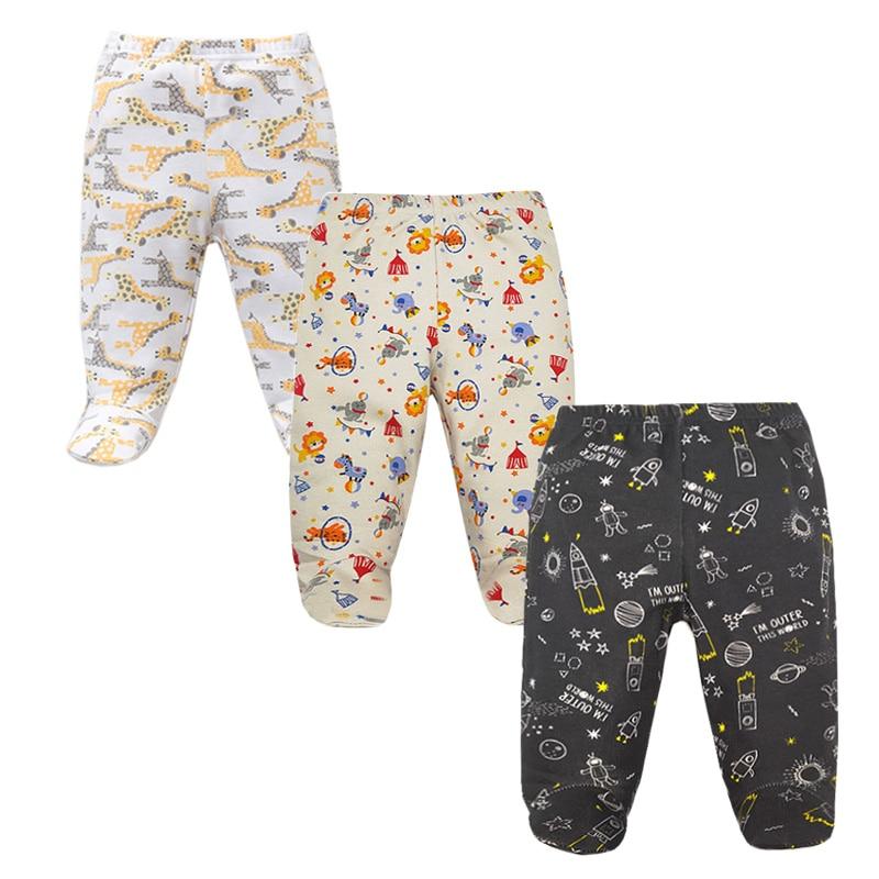 3PCS Baby Pants 100% Cotton Baby Girls and  Boys Clothes Unisex Casual Bottom PP Pants Newborn Baby Clothing For Children