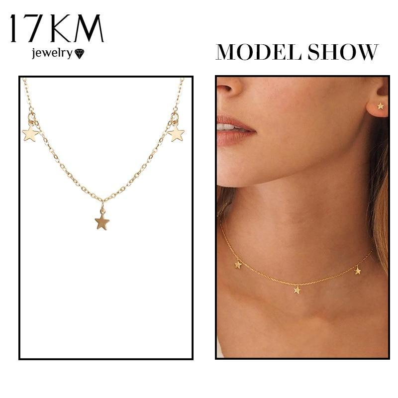 Bohemian Gold Necklaces For Women Multilayer Fashion Pearl Pendants Necklace Portrait Chokers Trendy New Jewelry Gift