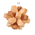 12 Style Brain Teaser 3D Wooden Interlocking Puzzles Game Toy Bamboo Small Size For Adults Kids