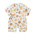 Summer Baby Girl/Boys Clothing Short-sleeved Rompers Jumpsuit Floral Print  Cute Soft Newborn Infant Baby Playwear For Girls and Boys Kids