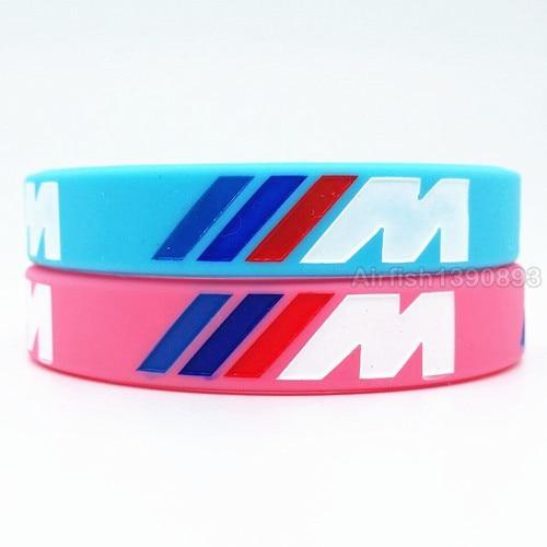 Hologram Bracelet ///M Sport M Power Black White Silicone Wristband Bangle for Auto Club Fans M3 M5 M6 3/5/7 Series