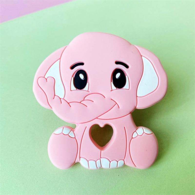 Silicone Elephant Animal Newborn Teethers Toy Cartoon Children Perfect Gift For Baby Boys or Girls