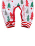 Newborn Baby Girls Boys Christmas Rompers Headband Jumpsuits 2pcs Santa Tree Print New Year Baby Romper