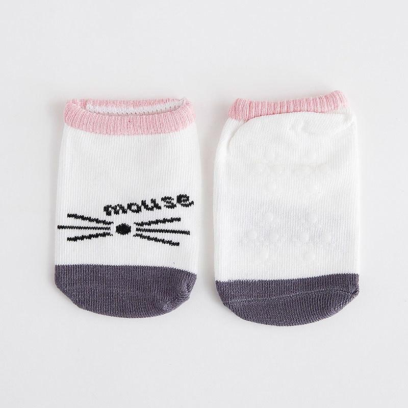 Elegant Printed Baby Anti Slip SocksBaby Toddler Low Cut Socks For Boys and Girls Kids