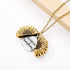 Necklace with Message Sunflower Necklaces For Women Rose Gold Silver Color Jewelry Cool Style Perfect Gift For Girl