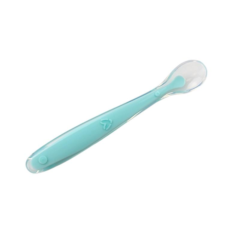 New Baby Soft Silicone Spoon Temperature Sensing Spoon Children Food Baby Feeding Tools Unique Design Perfect For Parents