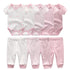 Solid Bodysuits Pants Baby Boy Clothes Clothing Sets 0-12M  Unisex Newborn Baby Pajamas Romper Jumpsuit For Boys and Girls Kids