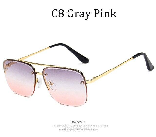 Luxury NEW TREND Classic Fashion Cool Men Sunglasses Brand New Vintage Design UV400 Oculos De Sol