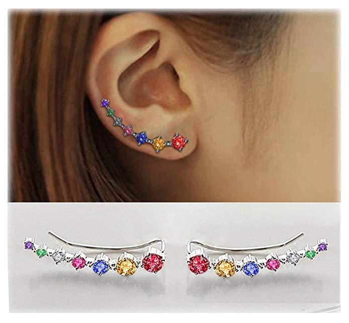 Epic High Quality Super Luxury Shiny Zircon 925 Sterling Silver Great Earring for Women Jewelry