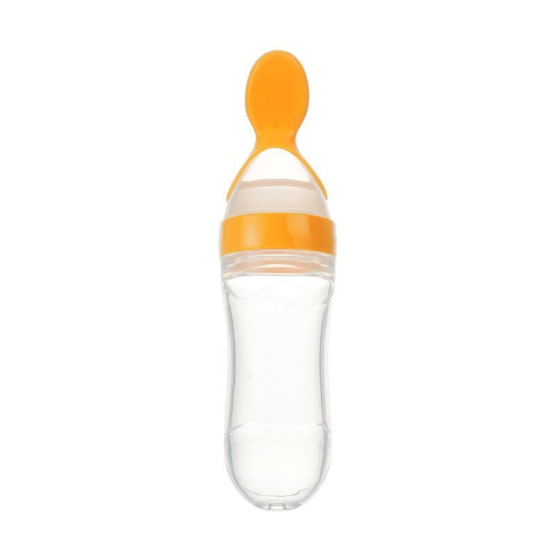 New Modern Baby Bottle  Spoon Feeder Dropper Silicone Spoons for Feeding Medicine Kids Toddler Cutlery Utensils Children Accessories Newborn Bottle Spoon Ideal For Travel