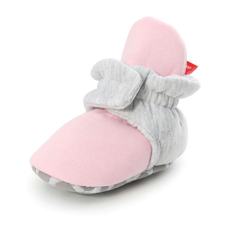 Stylish Baby Boy Girl Socks Toddler Shoes Solid Prewalkers Booties Cotton Winter Soft Anti-slip Warm Newborn Infant Shoes