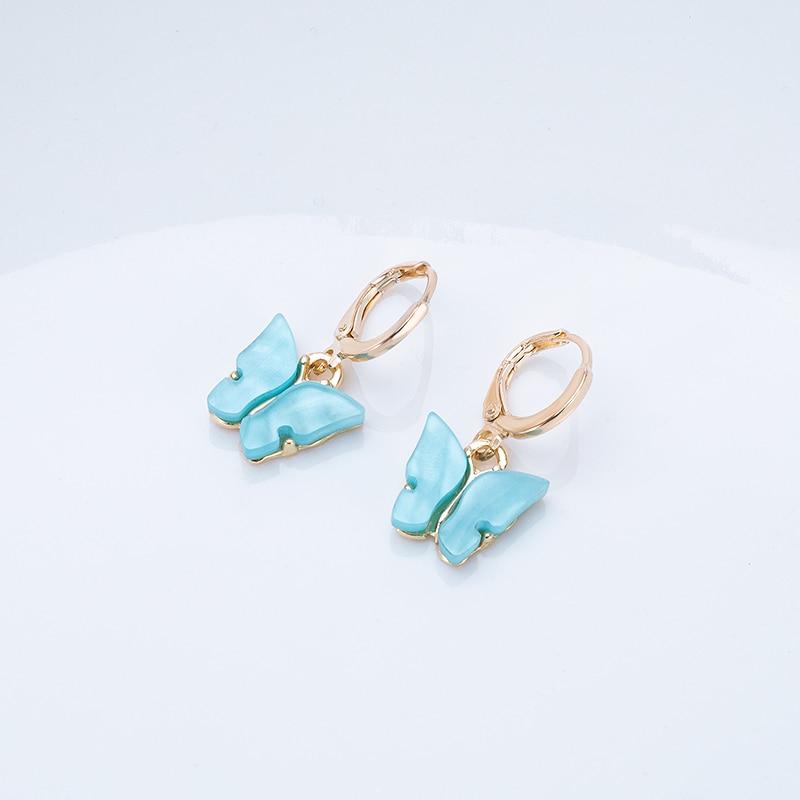 New Korean Luxury Acrylic Heart Epic Earrings Minimalist Drop Elegant Earrings Jewerly For Women