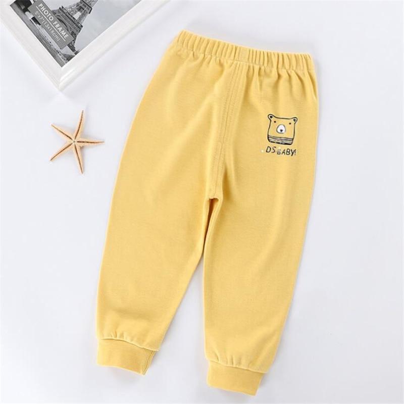 New Kids 1-5Year Baby Boys Pants Autumn Warm Toddler Infant Long Trousers Cartoon 100% Cotton Kids Children Pants