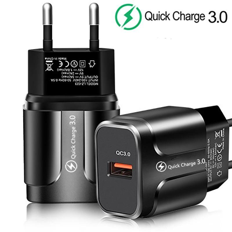 Portable 5V 3A Universal Charger  USB Phone Chargers Quick Charge 3.0 Fast Charging