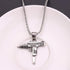 Cool Modern Gothic Hip Hop Shape Pendant Luxury Necklace Gold Black Silver Color Army Style New Male Chain Men Necklaces Jewelry