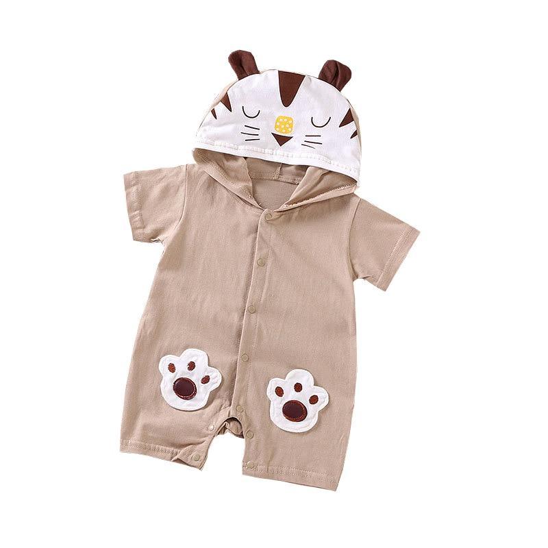 Infant Jumpsuit Summer Romper Cartoon Animal Print Girl  and Boy Cotton Suit Newborn Romper Design