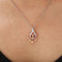 NEW Infinity Heart Anchor Necklaces Women Crystal Nautical Jewelry Rose Gold Anchor Cross Necklace Chain Design For Women