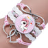 Intereting Unicorn Braided Kids Bracelet for Girls  Friendship Bracelets Jewelry Multi-layer Charm Fashion Bracelet