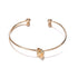 Luxury New Modern Fashion Bracelet Arrow Knotted Opening Elegant Bracelet Set Gold-Color For Woman