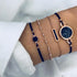 Boho Rose Map Bracelets & Bangles for Women Bohemian Round  Charm Bracelet Set Fashion Multilayer Accessories Luxury Jewelry