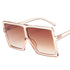 Oversized Modern Luxury Big Frame Square Women Sunglasses New Brand Designer With UV400 Protection Sunglasses oculos masculino