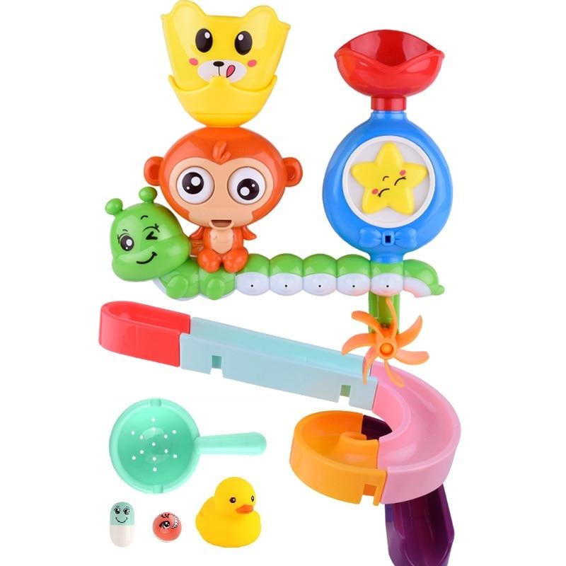 Baby Bath Toys Bubble Machine Crabs Frog Music Kids Bath Toy Bathtub Soap Automatic Bubble Maker