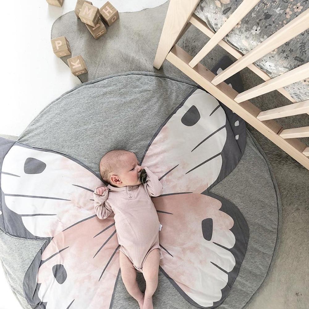 Creative Elephant Design Baby Play Mat  Round Carpet Cotton Animal Play Mat Newborn Infant Crawling Carpet For Baby Kids