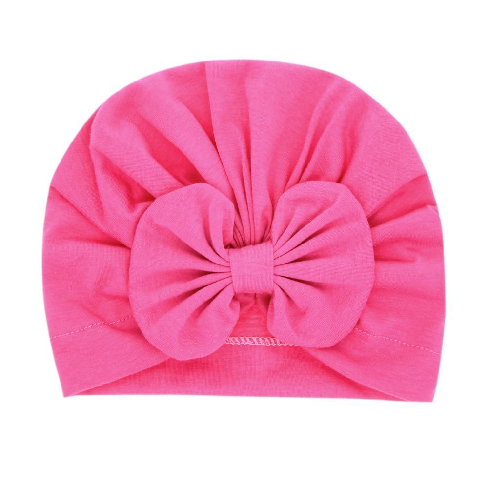 Children Baby Hat Kids Bow Cap Newborn Girls Photography Props Turban Infant Props For Baby Girls