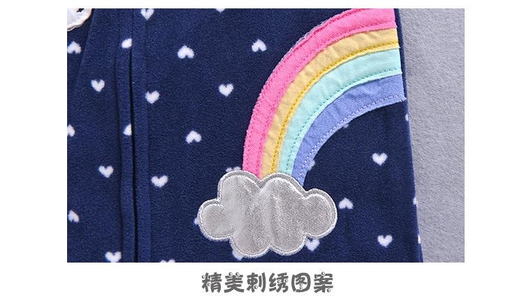 Modern Cartoon Unicorn Baby Girl Jumpsuit Footies  Romper For Newborn Boy and Girls In Trend Design