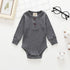 Luxury Mdoern Baby Girl Bodysuits Romper For Children Jumpsuit Unisex Ribbed Outfit Jumpsuit For Kids